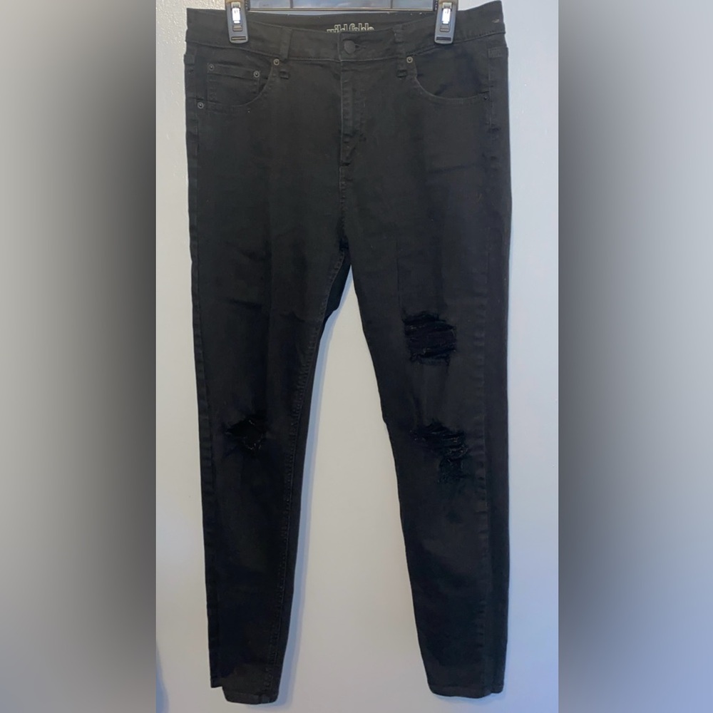 wild fable black ripped jeans